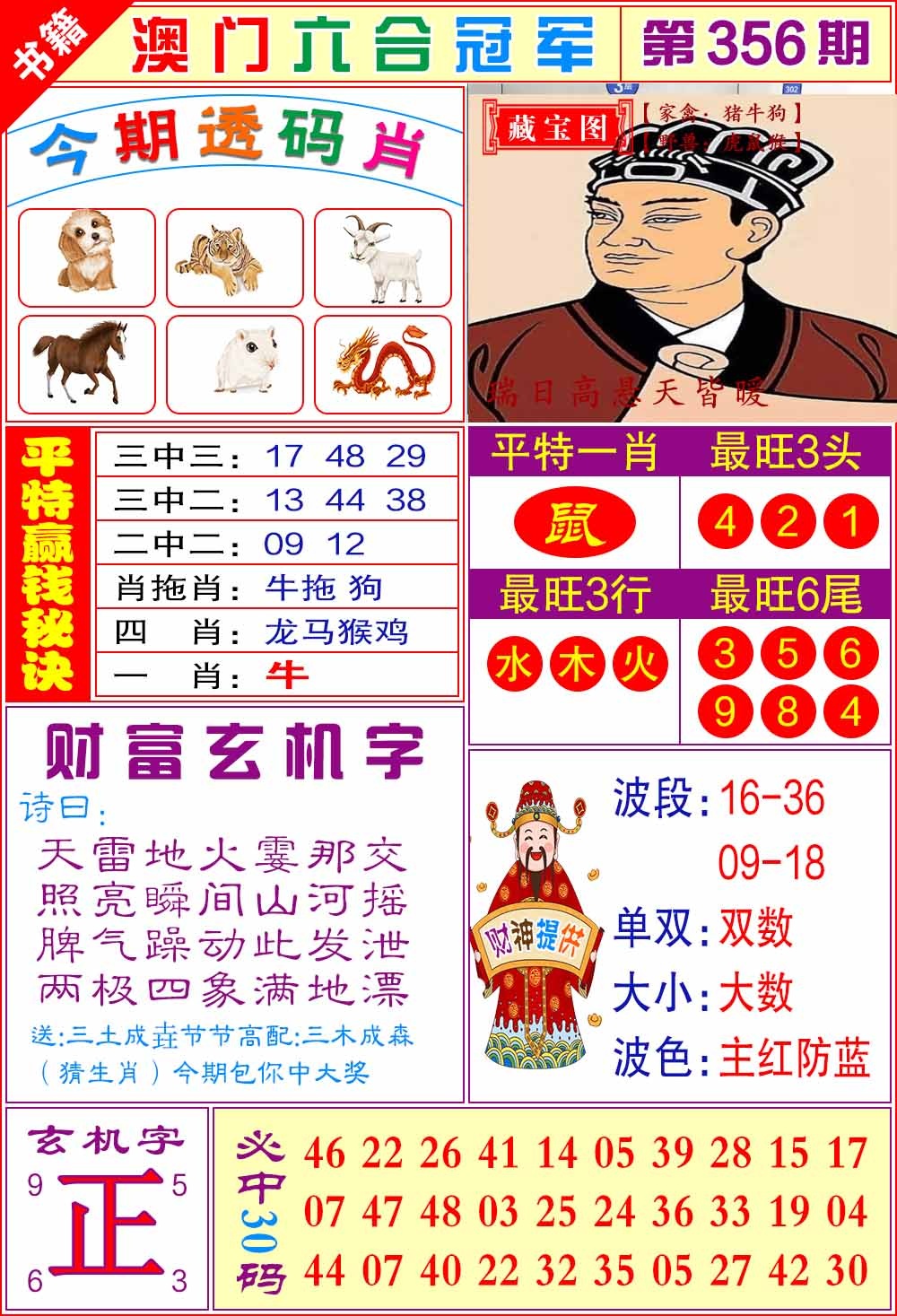 356期澳门六合冠军[图]