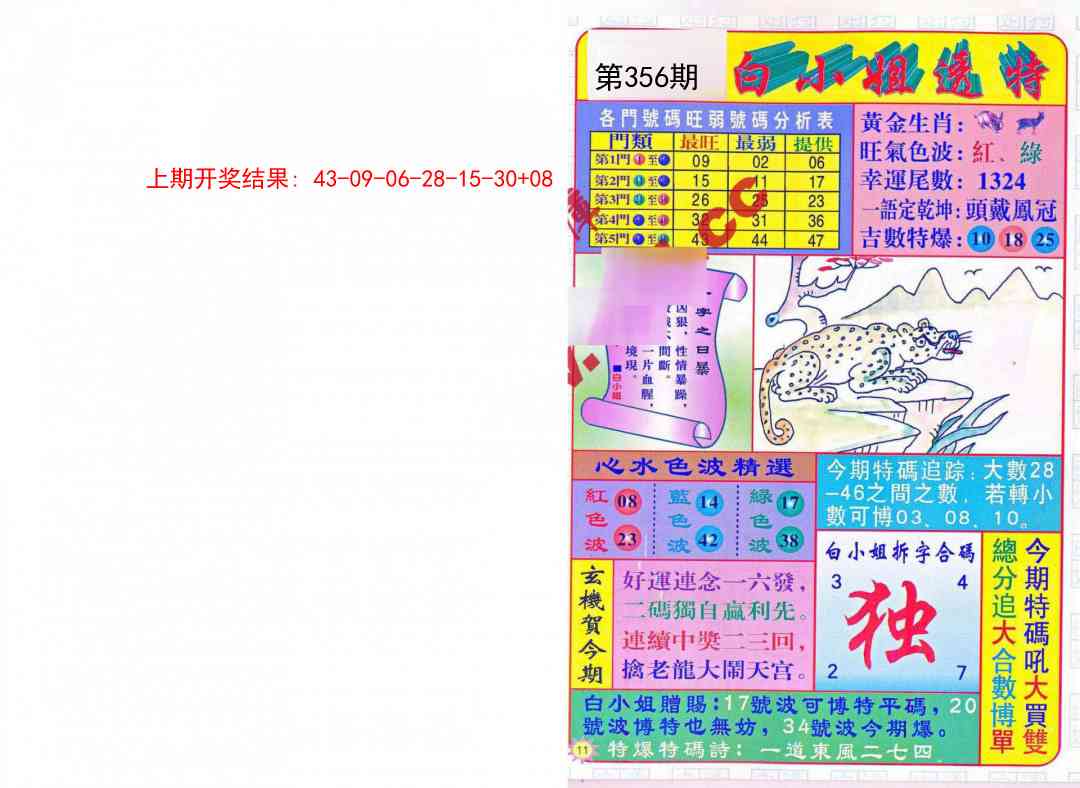 356期白小姐透特[图]