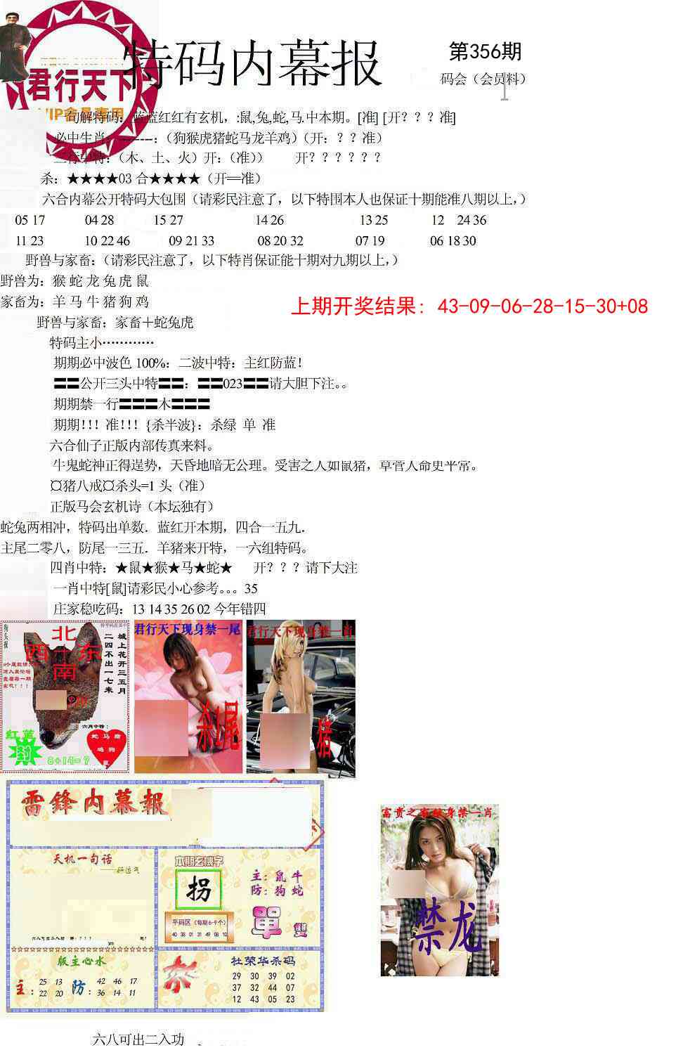 356期特码内幕报[图]