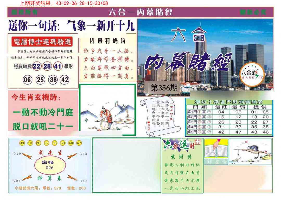 356期内幕赌经[图]