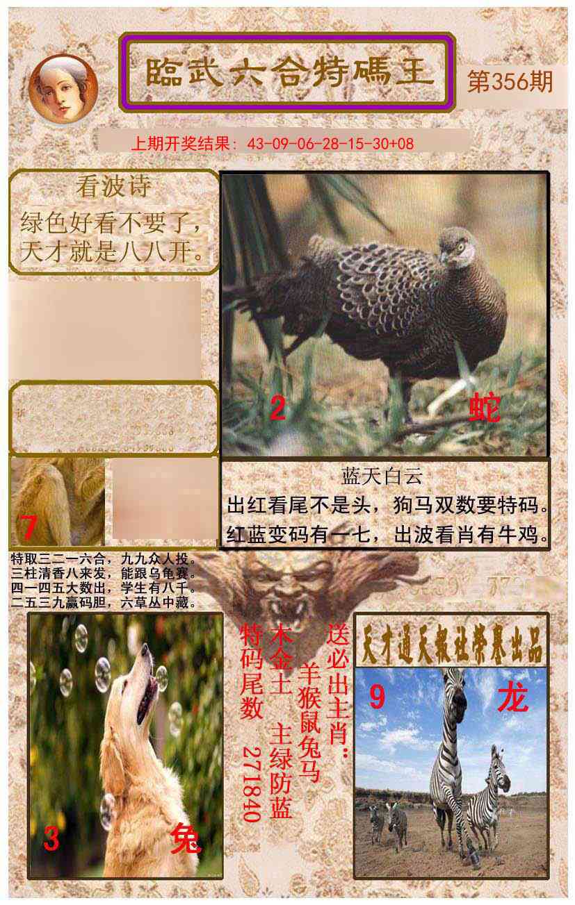 356期临武六合特码王[图]