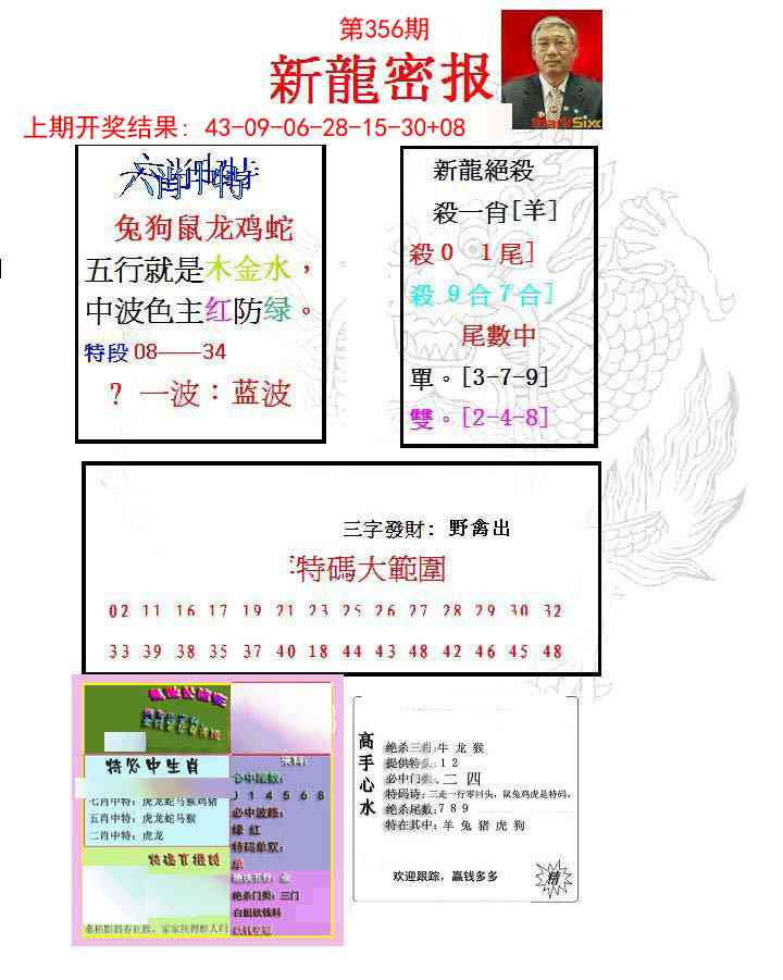 356期新龙密报[图]