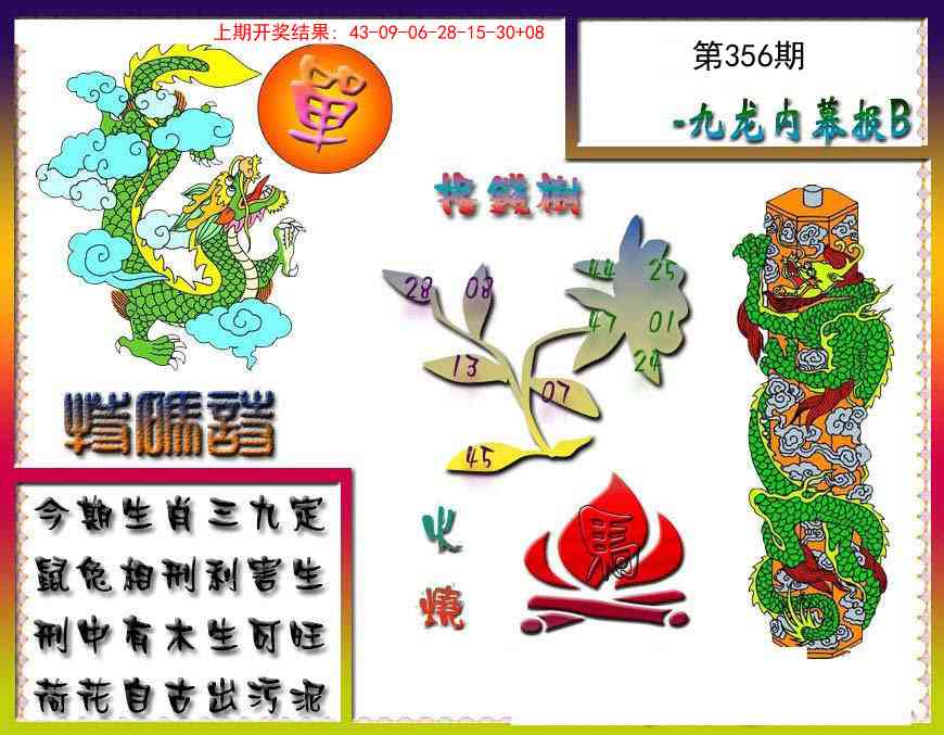 356期九龙内幕特肖图a[图]