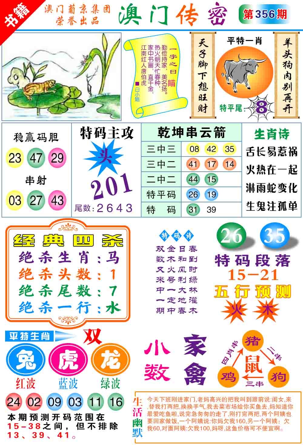 356期澳门传密心水[图]