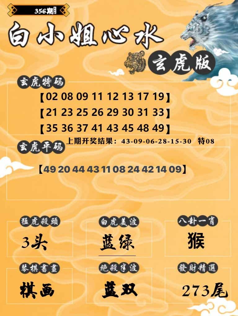 356期白小姐玄虎[图]